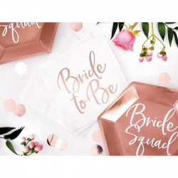 Set 20 servetele Bride to be 33x33cm - Img 2