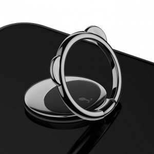 Suport telefon cu inel Baseus Bear pt selfie (negru) - Img 8