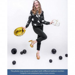 Balon din folie auriu pentru aniversare 40 ani 45cm - Img 2