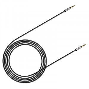 Cablu audio mini jack 3,5mm AUX Baseus Yiven 0,5m (negru-argintiu) - Img 6