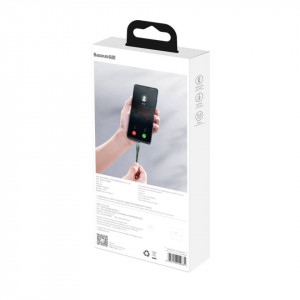Cablu de date Baseus 3 in 1 magnetic cu incarcare rapida 5A, 1m, Verde - Img 8