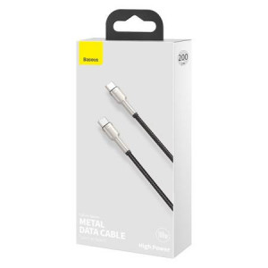 Cablu de date Baseus, USB Type-C, 100w, 5A, 2m, negru - Img 7