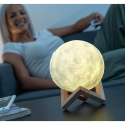 Lampa cu led reincarcabila in forma de luna - Img 1