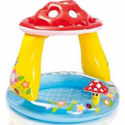 Piscina gonflabila ciuperca pentru copii Intex 45L - 102x98cm - Img 2