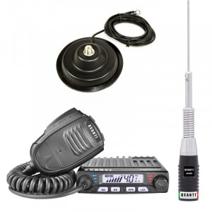 Promotie statie radio CB Avanti Supremo + antena CB Avanti Cento + baza magnetica 145PL - Img 1