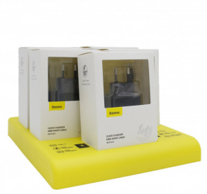 Set incarcatoare USB-C PD Baseus Mini, Power Delivery 18W cu cablu USB-C - Lightning 1m (negru) 5 buc - Img 1