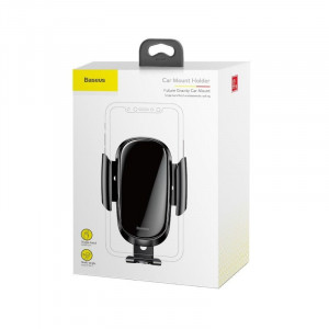 Suport auto gravitational pt telefon Baseus (negru) - Img 6