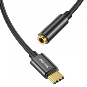 Adaptor audio Baseus L54 USB-C + mini jack 3,5mm (negru) - Img 4