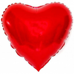 Balon mare inima rosie 61 cm - Img 2