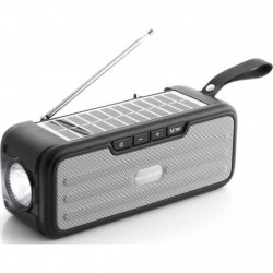 Boxa bluetooth cu radio, incarcare solara si lanterna Sunker - Img 2