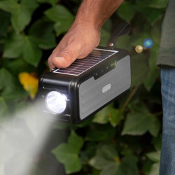 Boxa bluetooth cu radio, incarcare solara si lanterna Sunker - Img 8