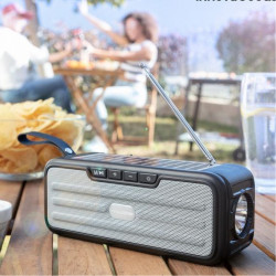 Boxa bluetooth cu radio, incarcare solara si lanterna Sunker - Img 11