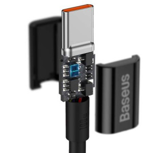 Cablu de date Type-C Baseus Fast Charge 100W, 2m, negru - Img 6