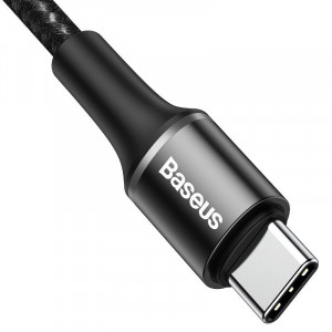 Cablu USB-C Baseus Halo, QC 3.0, PD 2.0, 60W, 3A, 1m (negru) - Img 4