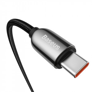 Cablu USB-C la USB-C Baseus Display, 5A, 100W, 1m (negru) - Img 5