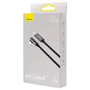 Cablu USB-C la USB-C Baseus Legend Series, 100W, 1m (negru) - Img 11