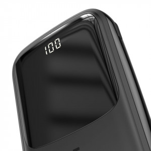Powerbank Baseus Qpow cu cablu Lightning, 10000mAh, 3A, 15W (negru) - Img 3