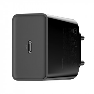 Set incarcatoare USB-C PD Baseus Mini, Power Delivery 18W cu cablu USB-C - Lightning 1m (negru) 5 buc - Img 6