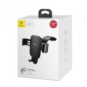 Suport telefon auto gravitational Baseus Metal Age pt bord (negru) - Img 9