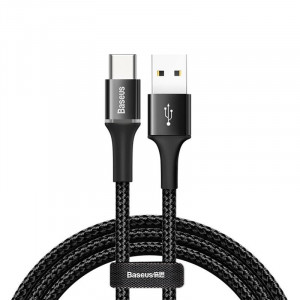 Cablu USB-C cu iluminare LED Baseus Halo 3A 1m (negru) - Img 3