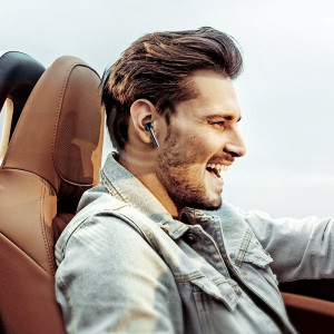 Încărcător auto + cască Bluetooth JoyRoom, 2x USB QC3.0, 30W (negru) - Img 3
