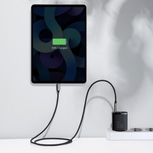 Incarcator Baseus Quick Charger, x2 USB, x1 USB-C, 30W, 3A (negru) - Img 7