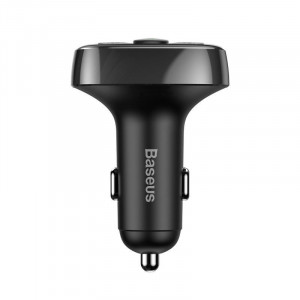 Modulator FM Baseus T-typed, Bluetooth, 2x USB, Micro SD (negru) - Img 3