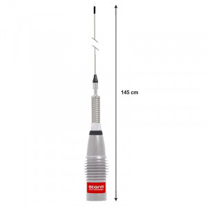 Antena Radio CB Storm ML 145 Turbo Silver - Img 2