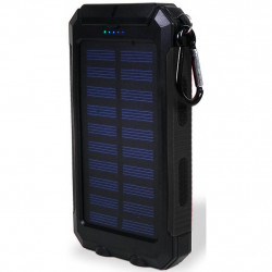 Baterie externa portabila cu incarcare solara 10000 mAh - Img 5