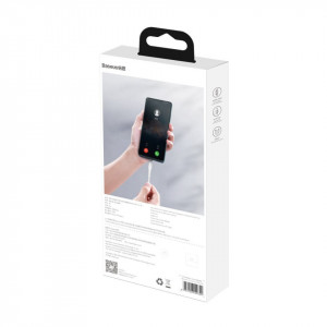 Cablu USB Baseus Fast 4in1 USB la USB-C / Lightning / Micro 3A 1m (alb) - Img 6