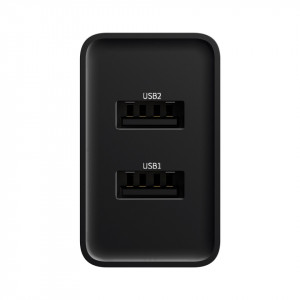 Mini incarcator de retea Baseus Speed 10.5W + cablu USB Lightning 2.4A 1m (negru) - Img 4