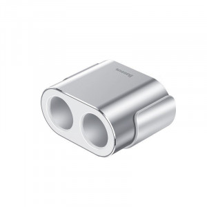 Splitter bricheta cu fir Baseus 2xUSB 3,1A 100W (argintiu) - Img 8