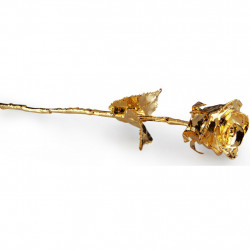 Trandafir placat cu aur 24k - Img 2