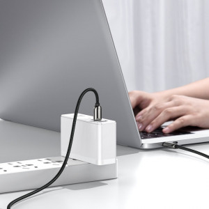 Cablu USB-C la USB-C Baseus Display, 5A, 100W, 1m (negru) - Img 8