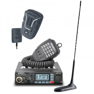 Promotie statie radio CB Avanti Primo + antena CB Virginia UP + microfon wireless - Img 1