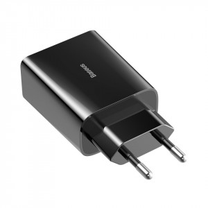 Set incarcatoare USB-C PD Baseus Mini, Power Delivery 18W cu cablu USB-C - Lightning 1m (negru) 5 buc - Img 9