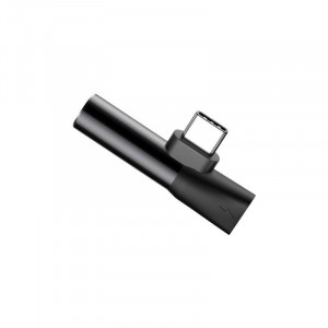 Adaptor Audio Baseus USB-C la Mini Jack 3.5mm + USB-C (negru) - Img 7