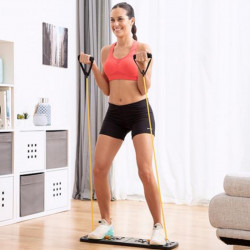 Aparat multifunctional pentru sport acasa cu benzi de rezistenta si ghid de exercitii Pulsher - Img 8