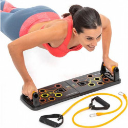Aparat multifunctional pentru sport acasa cu benzi de rezistenta si ghid de exercitii Pulsher - Img 9