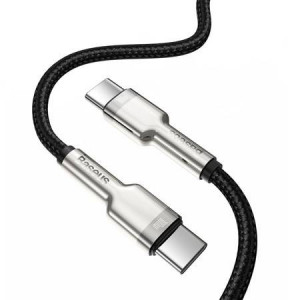 Cablu de date Baseus, USB Type-C, 100w, 5A, 2m, negru - Img 2