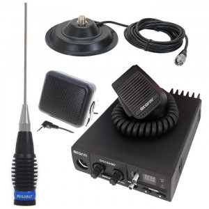 Promotie statie radio CB Storm Discovery + antena Megawatt ML145 + baza 145 + difuzor DF1 - Img 1