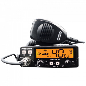 Statie Radio CB President Teddy II, ASC, AM/FM, VOX, 12V *PRO-Version* - Img 1