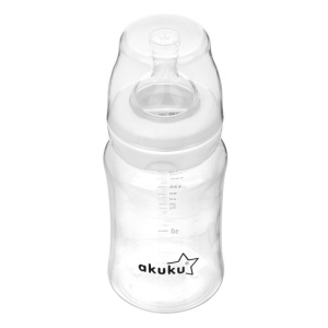 Biberon anticolici cu gat larg 240 ml cu tetina silicon 0luni+