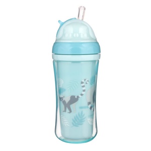 Cana sport cu pai retractabil „Lemur“, Canpol babies®, fara BPA, 260 ml, turcoaz - Img 2