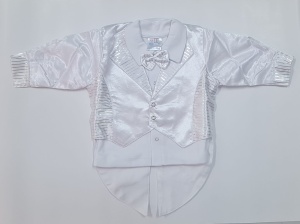 Costumas botez 100% bumbac 0-3 luni New Kids