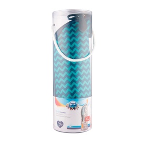 Izolator din material moale pentru biberoane, Canpol babies®, albastru - Img 2