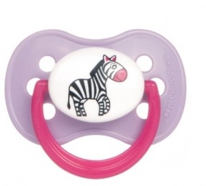 Suzeta „Animals“ cu tetina rotunda latex, Canpol babies®, 6-18 luni