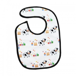 Baveta cu banda velcro, bumbac+PVC pe interior 23x20cm - Img 4