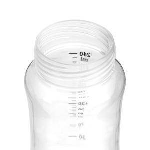 Biberon anticolici cu gat larg 240 ml cu tetina silicon 0luni+ - Img 4