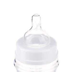 Biberon anticolici gat larg, Canpol babies®, polipropilena, 120 ml, “Newborn Baby”, bej - Img 2